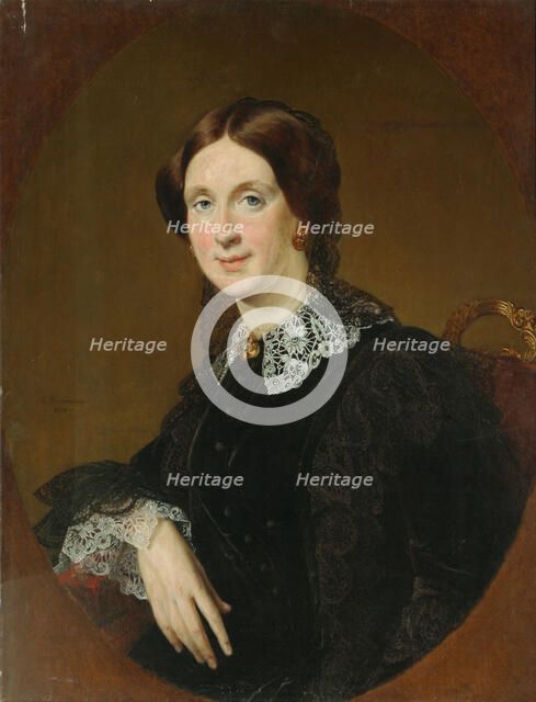 Portrait of N.I. Panina, 1855. Artist: Tropinin, Vasili Andreyevich (1776-1857)