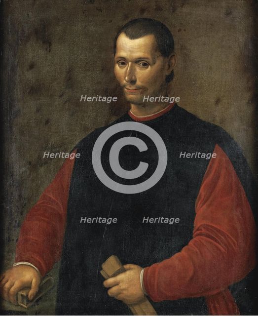 Portrait of Niccolo Machiavelli (1469-1527).