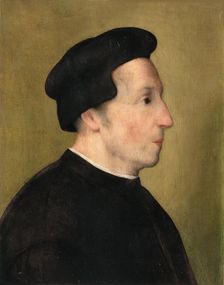 Portrait of Niccolo Machiavelli (1469-1527). Creator: Ghirlandaio, Ridolfo, (Circle)