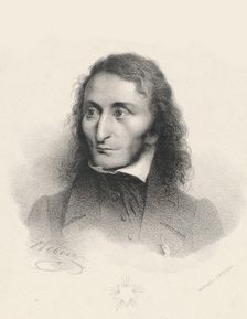 Portrait of Niccolò Paganini (1782-1840), 1827. Creator: Anonymous
