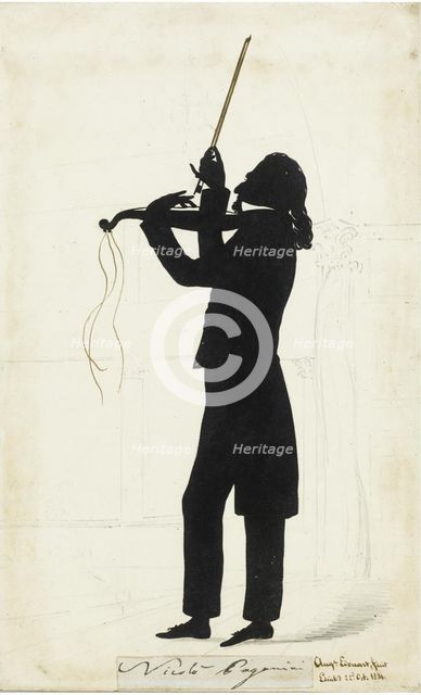 Portrait of Niccolò Paganini (1782-1840).
