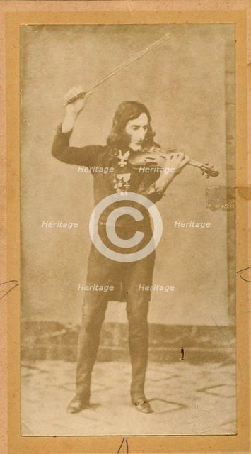 Portrait of Niccolò Paganini (1782-1840), c. 1840.