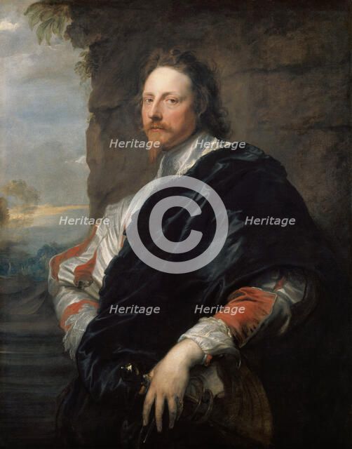 Portrait of Nicholas Lanier (1588-1666), 1628. Artist: Dyck, Sir Anthonis, van (1599-1641)