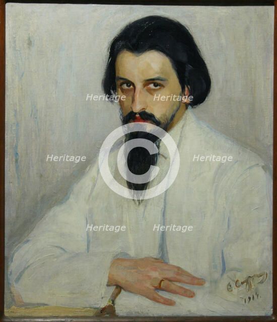 Portrait of Nicholas Millioti (1874-1962), 1914. Creator: Sorin, Saveli Abramovich (1878-1953).