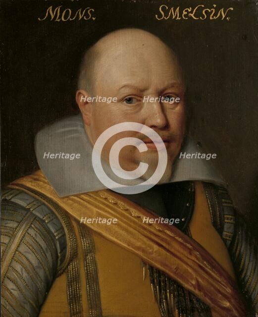 Portrait of Nicolaas Schmelzing (1561-1629), c.1609-c.1633. Creator: Workshop of Michiel Jansz van Mierevelt.