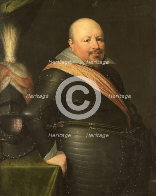 Portrait of Nicolaas Schmelzing (1561-1629), in or after 1611. Creator: Workshop of Jan Antonisz van Ravesteyn.