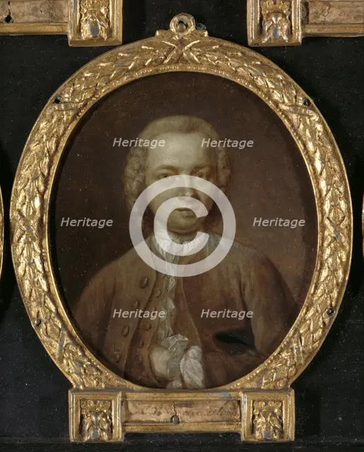 Portrait of Nicolaas Willem op den Hooff, Physician and Translator in Amsterdam, 1732-1771. Creator: Jan Maurits Quinkhard.