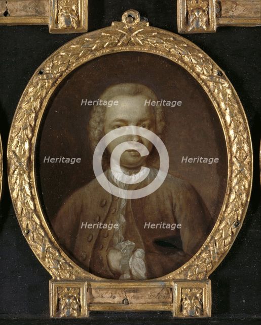 Portrait of Nicolaas Willem op den Hooff, Physician and Translator in Amsterdam, 1732-1771. Creator: Jan Maurits Quinkhard.