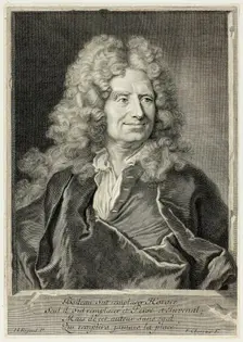 Portrait of Nicolas Boileau Despréaux, 1710. Creator: François Chereau the Elder