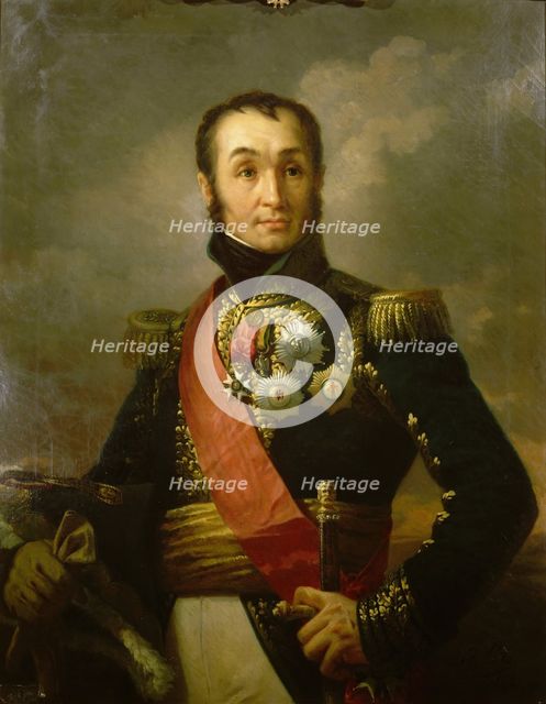Portrait of Nicolas-Charles Oudinot, duc de Reggio (1767-1847), 1848. Creator: Pils, Isidore (1813-1875).