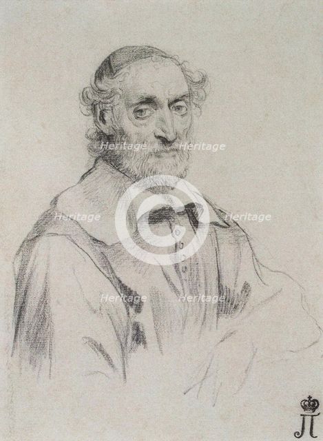 Portrait of Nicolas-Claude Fabri de Peiresc (1580-1637), 1636-1637. Artist: Mellan, Claude (1598-1688)