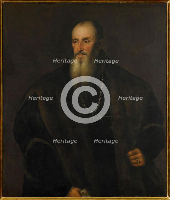 Portrait of Nicolas Perrenot de Granvelle (1484-1550), c1548. Creator: Titian (1488-1576).