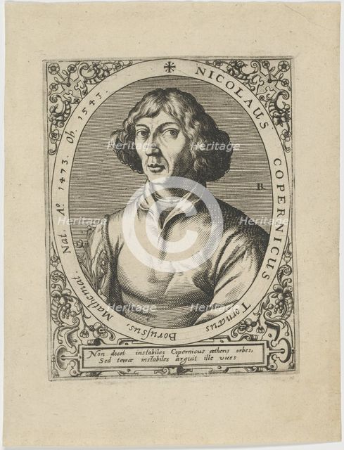 Portrait of Nicolaus Copernicus (1473-1543) , 1598. Creator: Anonymous.