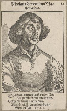 Portrait of Nicolaus Copernicus (1473-1543) , before 1586. Creator: Stimmer, Tobias (1539-1584)