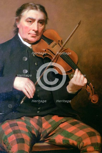 Portrait of Niel Gow, Blair Castle, Blair Atholl, Perthshire, Scotland. Creator: Tony Evans.