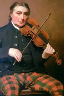 Portrait of Niel Gow, Blair Castle, Blair Atholl, Perthshire, Scotland. Creator: Tony Evans