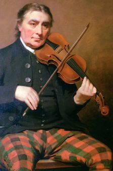 Portrait of Niel Gow, Blair Castle, Blair Atholl, Perthshire, Scotland. Creator: Tony Evans