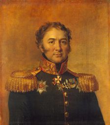 Portrait of Nikolai V. Dekhteryov (1775-1831), 1822. Creator: Workshop of George Dawe