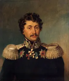 Portrait of Nikolai V. Ilovaisky (1772/73-1838) (5th), 1823. Creators: George Dawe, Workshop of George Dawe
