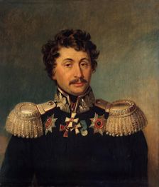 Portrait of Nikolai V. Ilovaisky (1772/73-1838) (5th), 1823. Creators: George Dawe, Workshop of George Dawe