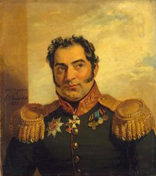 Portrait of Nikolai V. Vuich (1765-1836), 1821. Creator: George Dawe