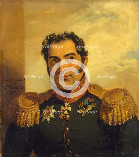 Portrait of Nikolai V. Vuich (1765-1836), 1821. Creator: George Dawe.