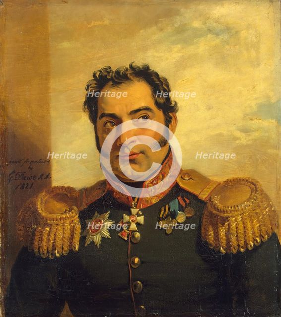 Portrait of Nikolai V. Vuich (1765-1836), 1821. Creator: George Dawe.