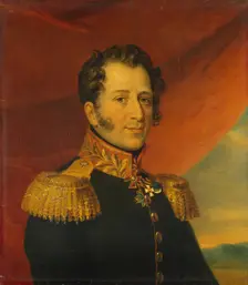 Portrait of Nikolai A. Chicherin (1771/73-1837) (1st), 1822. Creator: Workshop of George Dawe