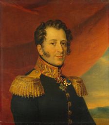 Portrait of Nikolai A. Chicherin (1771/73-1837) (1st), 1822. Creator: Workshop of George Dawe