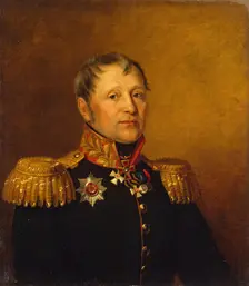 Portrait of Nikolai F. Yemelyanov (1768-1829), 1823. Creator: Workshop of George Dawe