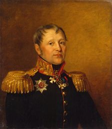 Portrait of Nikolai F. Yemelyanov (1768-1829), 1823. Creator: Workshop of George Dawe