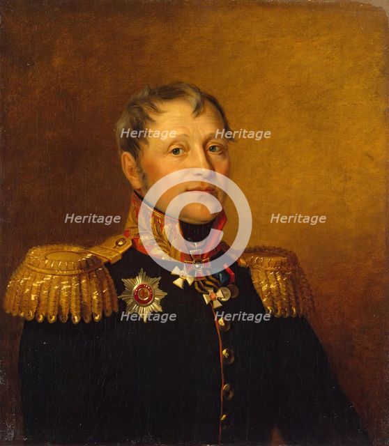 Portrait of Nikolai F. Yemelyanov (1768-1829), 1823. Creator: Workshop of George Dawe.