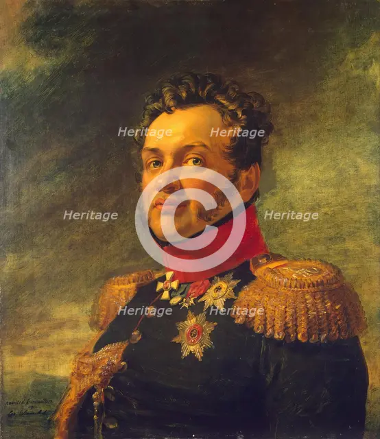 Portrait of Nikolai G. Repnin-Volkonsky (1778-1845), 1822. Creator: George Dawe.