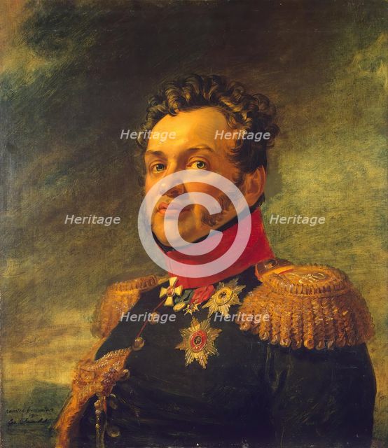 Portrait of Nikolai G. Repnin-Volkonsky (1778-1845), 1822. Creator: George Dawe.