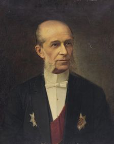 Portrait of Nikolai Gartman, 1899. Creator: Alexander Fedorovich Pershakov