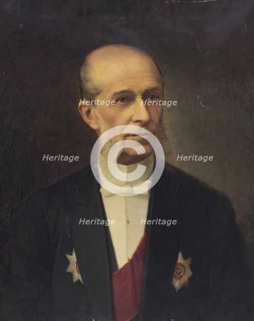 Portrait of Nikolai Gartman, 1899. Creator: Alexander Fedorovich Pershakov.