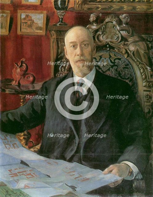 Portrait of Nikolai Karlovich von Meck (1863-1929).