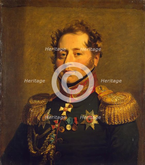 Portrait of Nikolai M. Borozdin (1777-1830), 1822. Creators: George Dawe, Workshop of George Dawe.