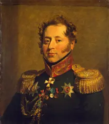 Portrait of Nikolai M. Borozdin (1777-1830), 1822. Creators: George Dawe, Workshop of George Dawe
