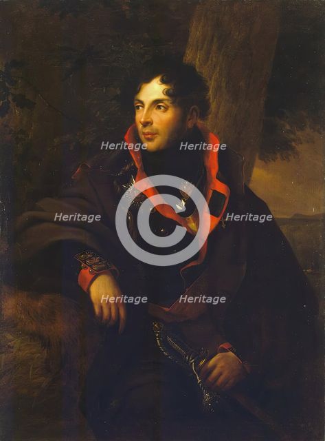 Portrait of Nikolai M. Kamensky, 1850. Creator: Friedrich Georg Weitsch.