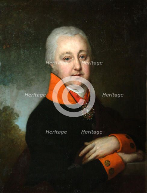 Portrait of Nikolai Mikhailovich Yakovlev, 1802. Artist: Borovikovsky, Vladimir Lukich (1757-1825)