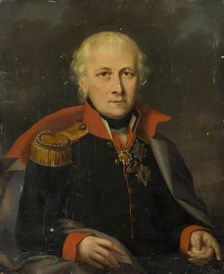 Portrait of Nikolai Mordvinov (?), 1825. Creator: Unknown
