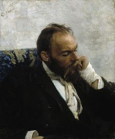 Portrait of Nikolai Murashko (1844-1909), 1882. Creator: Repin, Ilya Yefimovich (1844-1930)
