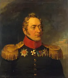 Portrait of Nikolai N. Khovansky (1777-1837), 1822. Creators: George Dawe, Workshop of George Dawe
