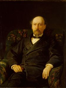 Portrait of Nikolai Nekrasov, 1872. Creator: Nikolay Ge