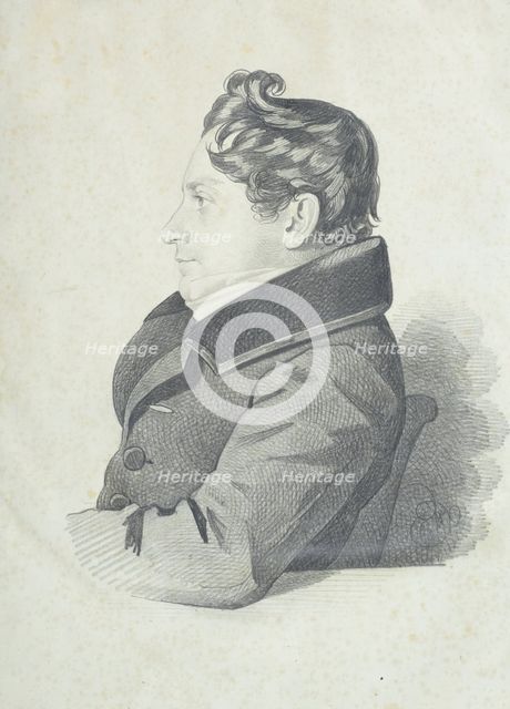 Portrait of Nikolay Adrianovich Divov (1792-1878), 1830s. Creator: Hampeln, Carl, von (1794-after 1880).