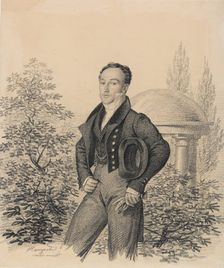 Portrait of Nikolay Alexandrovich Kokoshkin (1792-1873), Early 1820s. Creator: Hampeln, Carl, von (1794-after 1880)