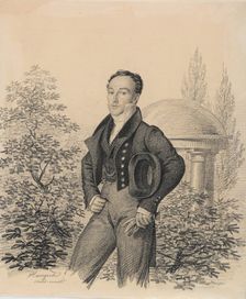 Portrait of Nikolay Alexandrovich Kokoshkin (1792-1873), Early 1820s. Creator: Hampeln, Carl, von (1794-after 1880)