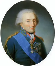 Portrait of Nikolay Ivanovich Saltykov (1736-1816), 1807. Creator: Martin Ferdinand Quadal