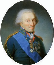 Portrait of Nikolay Ivanovich Saltykov (1736-1816), 1807. Creator: Martin Ferdinand Quadal